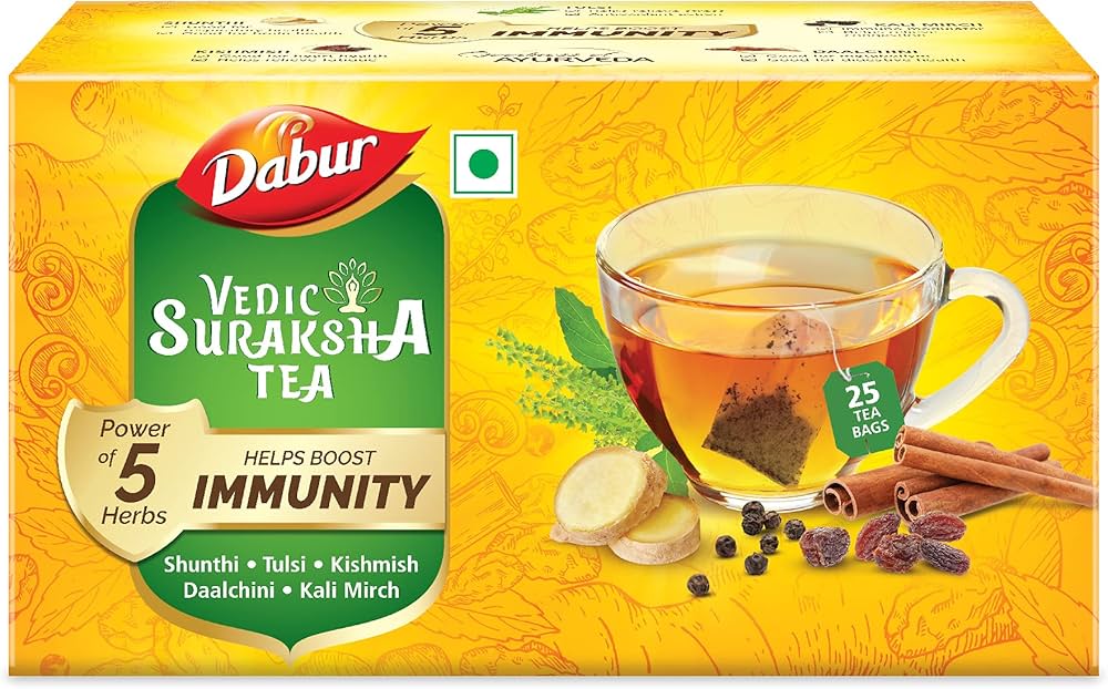 Dabur Vedic Suraksha Black Tea - 25 tea bags